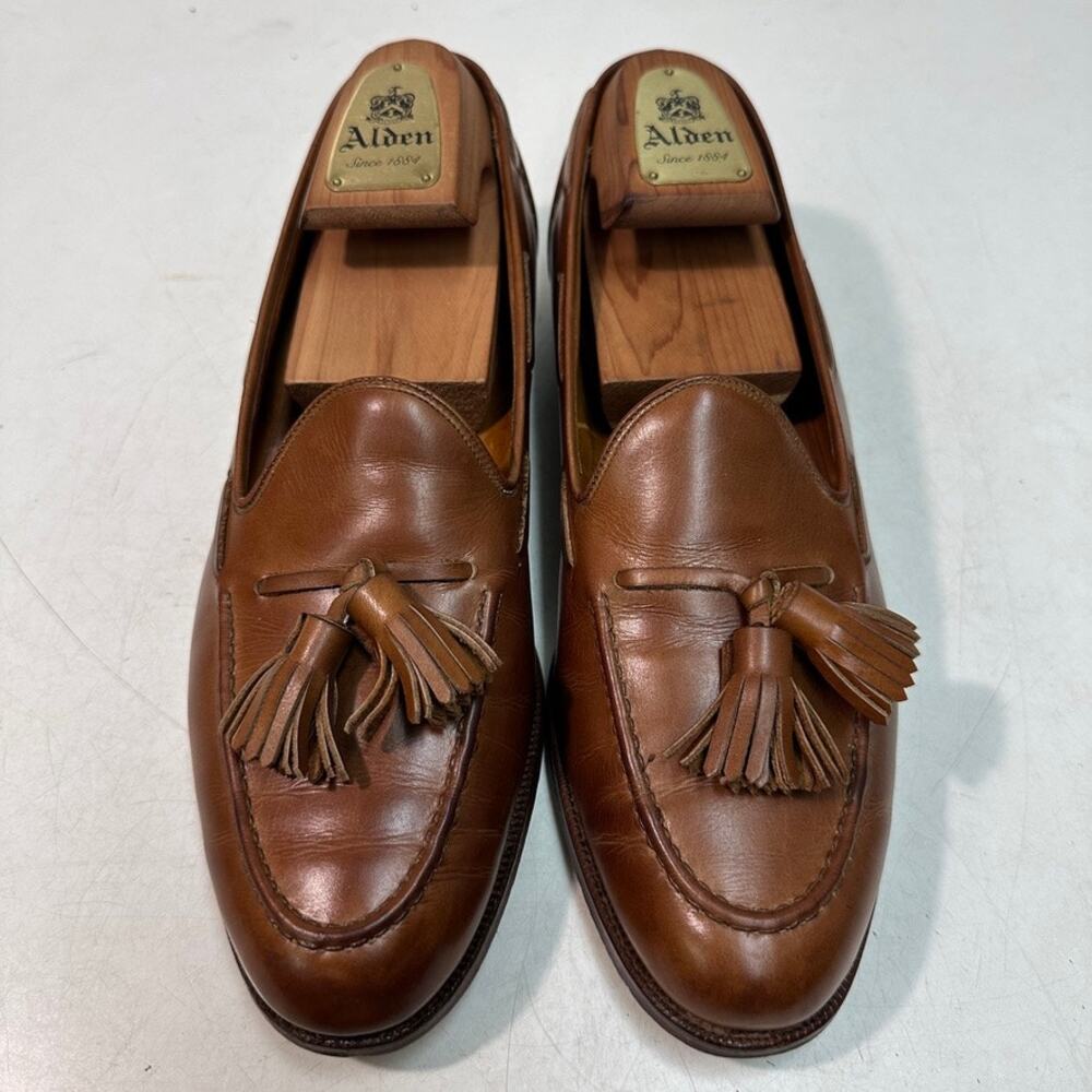 NEW HEELS Crockett & Jones x Ralph Lauren Tassel Loafer Bench Made England 8.5 D
